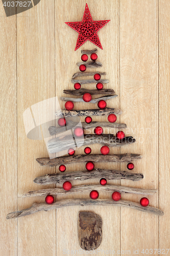 Image of Abstract Driftwood Christmas Tree