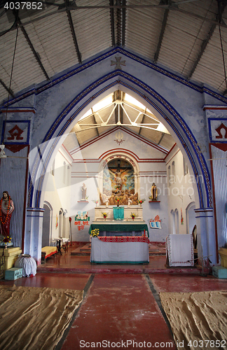 Image of Catholic Church in Basanti, West Bengal, India