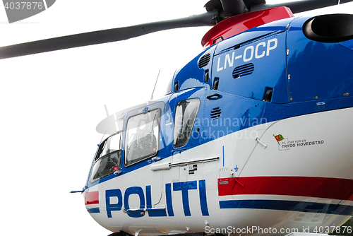 Image of Norwegian Police helicopter