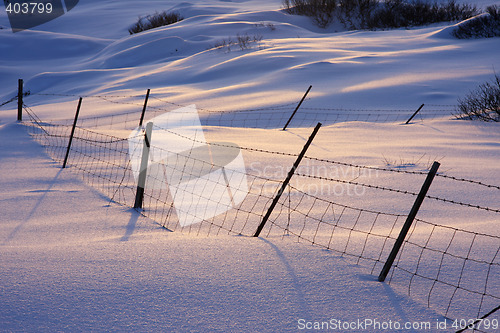 Image of winter sunset