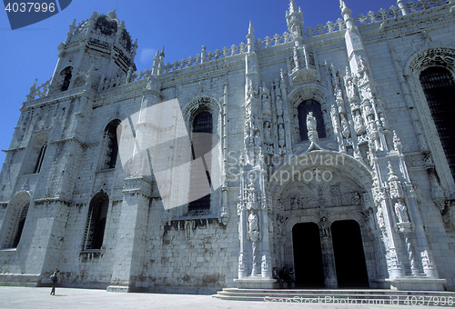 Image of EUROPE PORTUGAL LISBON BELEM JERONIMOS MONASTERY