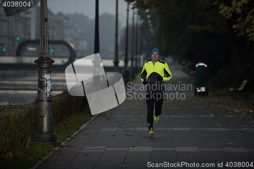 Image of man jogging