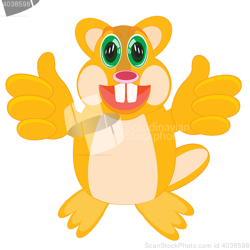 Image of Cartoon animal beaver