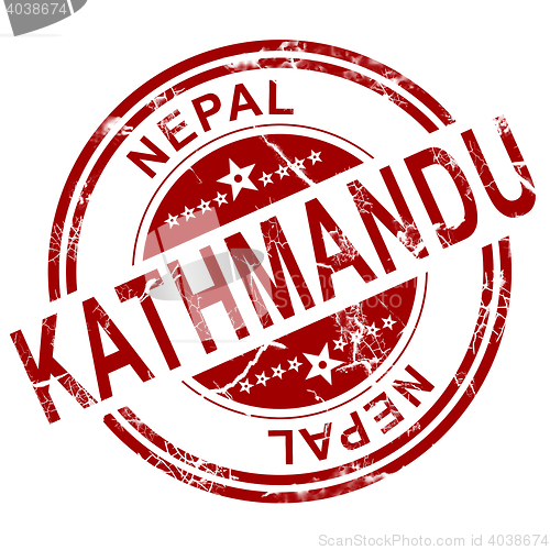 Image of Red Kathmandu stamp 