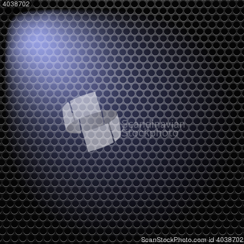 Image of Dark Iron Perforated Background