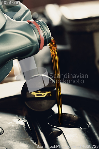 Image of Fresh motor oil