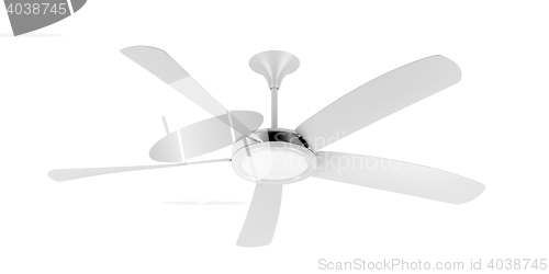 Image of White ceiling fan 