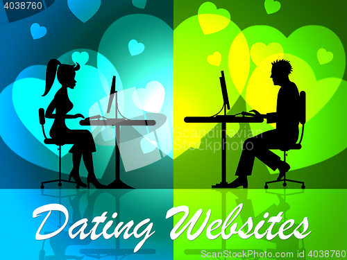 Image of Dating Websites Means Dates Network And Date