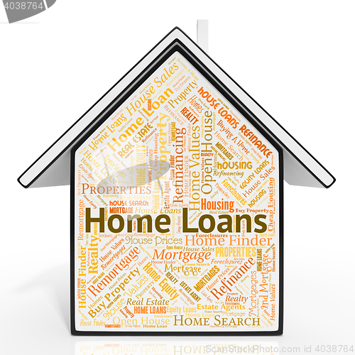 Image of Home Loans Shows Credit Funding And Lends