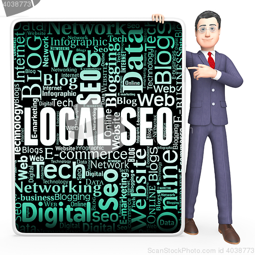 Image of Local Seo Shows Search Engine And Board