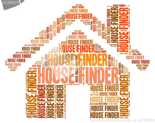 Image of House Finder Shows Properties Finding And Searching