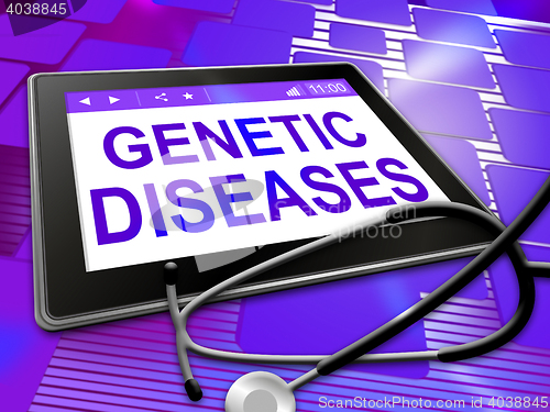 Image of Genetic Diseases Means Microbiology Dna And Ill