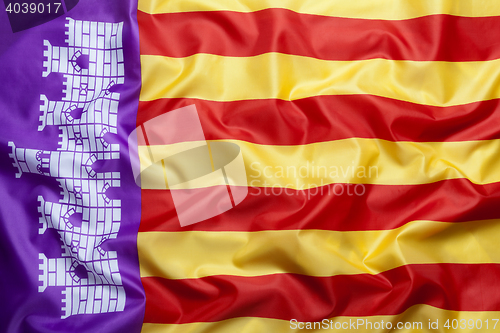 Image of Textile flag of Majorca