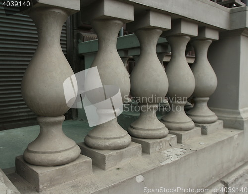 Image of  old stone balusters