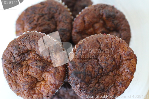Image of  homemade chocolate muffins