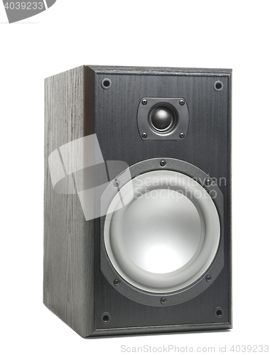 Image of Hi-fi Speaker Isolated on White