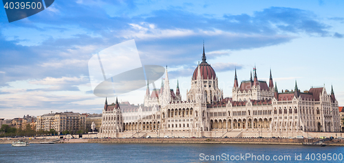 Image of Budapest parliament view