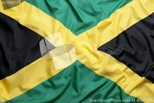 Image of Textile flag of Jamaica