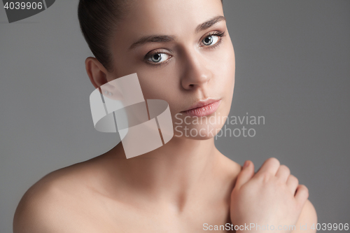Image of Beautiful Girl face. Perfect skin