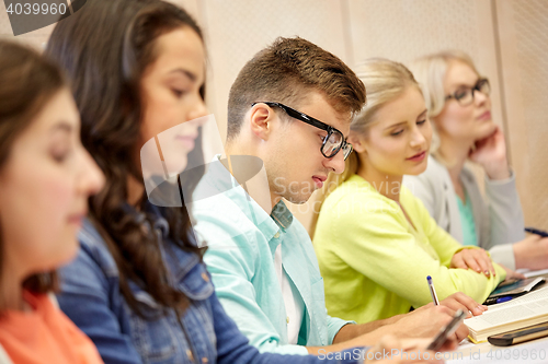 Image of group of students at lecture