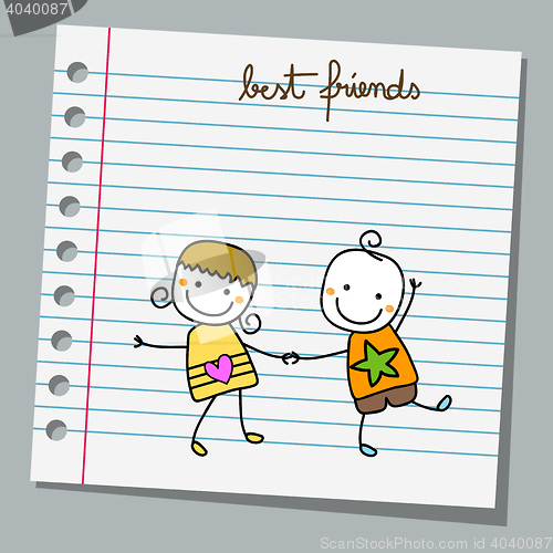 Image of notebook paper kids