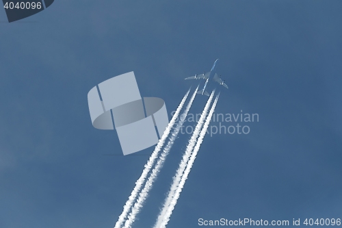 Image of Plane at cruising altitude