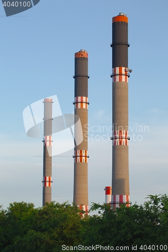 Image of Industrial Chimney Line