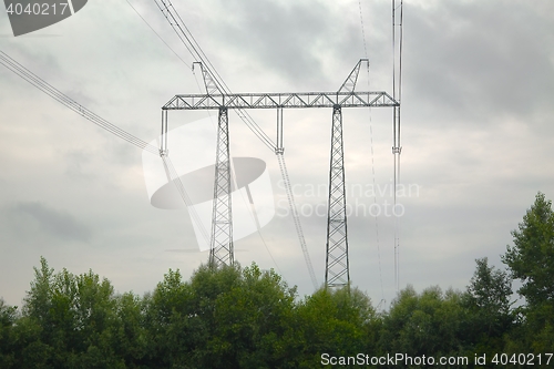 Image of High voltage line