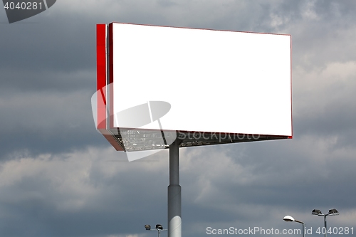 Image of Blank Billboard Column