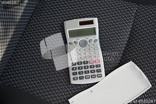 Image of Calculator on a seat