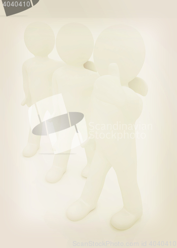Image of . 3D illustration. Vintage style.