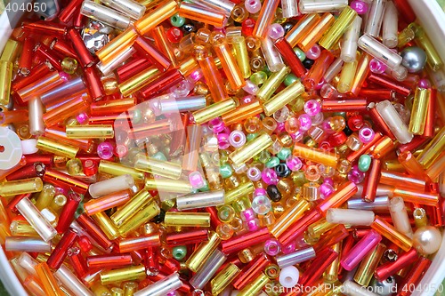 Image of abstract beads background