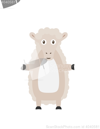 Image of Funny sheep character