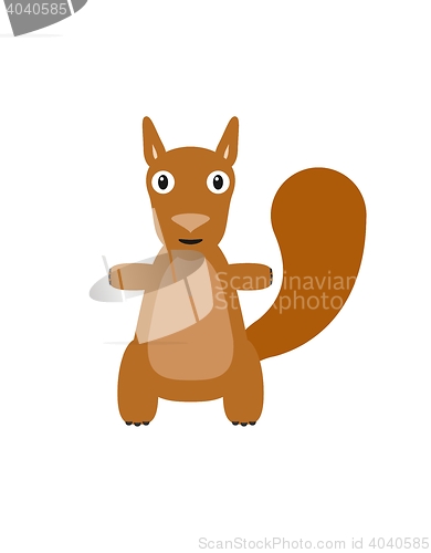 Image of Funny squirrel character