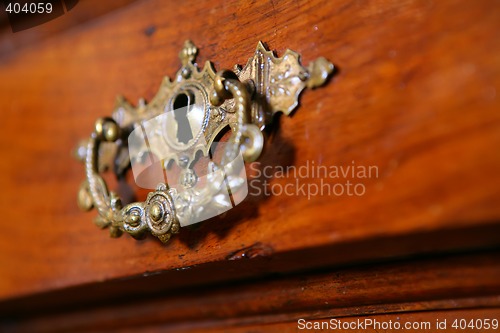 Image of fragment to old-time furniture