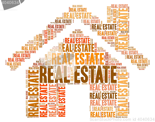 Image of Real Estate Represents Property Market And Homes