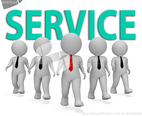 Image of Service Businessmen Represents Commercial Entrepreneurial And Fi