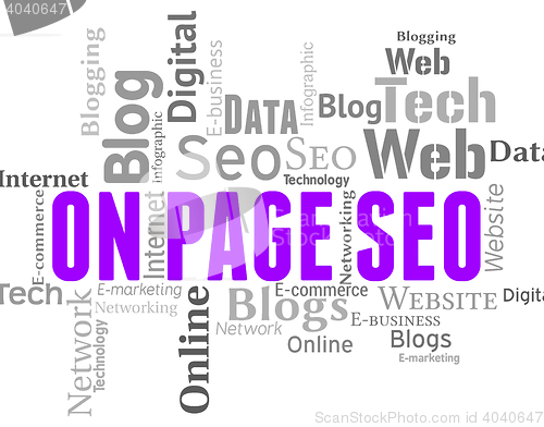 Image of On Page Seo Means Search Engine And Dialogue