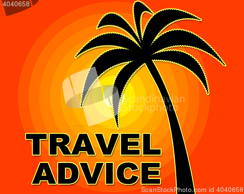 Image of Travel Advice Shows Guidance Getaway And Vacations