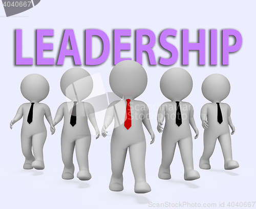 Image of Leadership Businessmen Indicates Control Entrepreneur And Commer