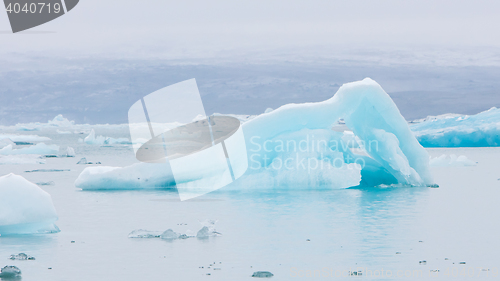 Image of Jokulsarlon is a large glacial lake in southeast Iceland