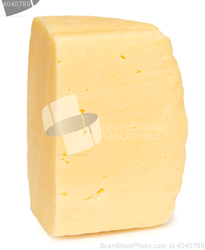 Image of cheese on white