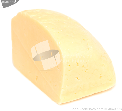 Image of cheese on white