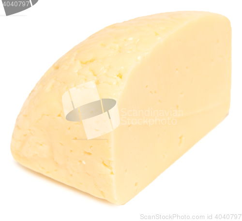 Image of cheese on white