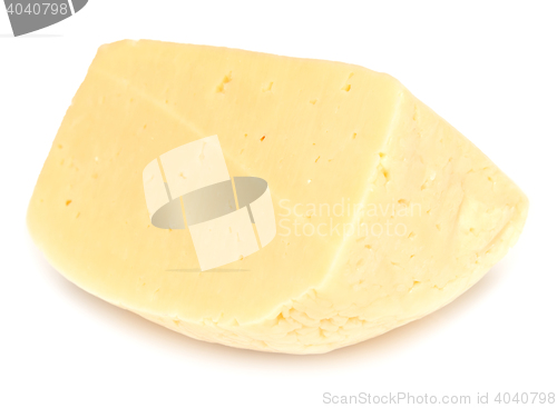 Image of cheese on white