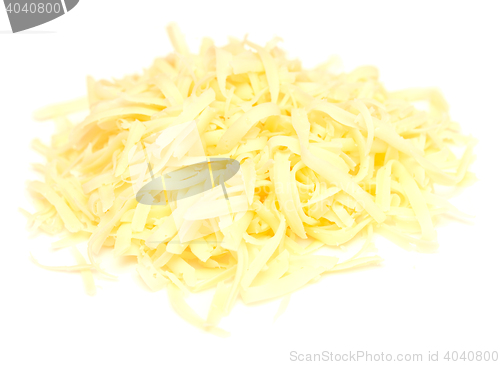 Image of cheese on white