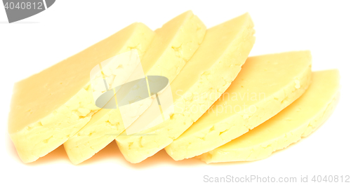 Image of cheese on white