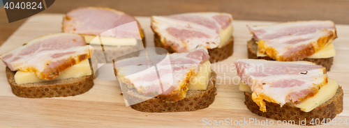 Image of sandwiches on a board