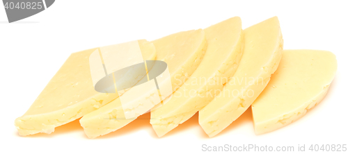Image of cheese on white