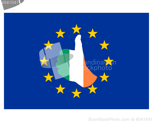 Image of Ireland hand signal